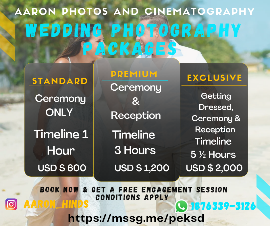 Aaron Photos wedding-photography packages and prices